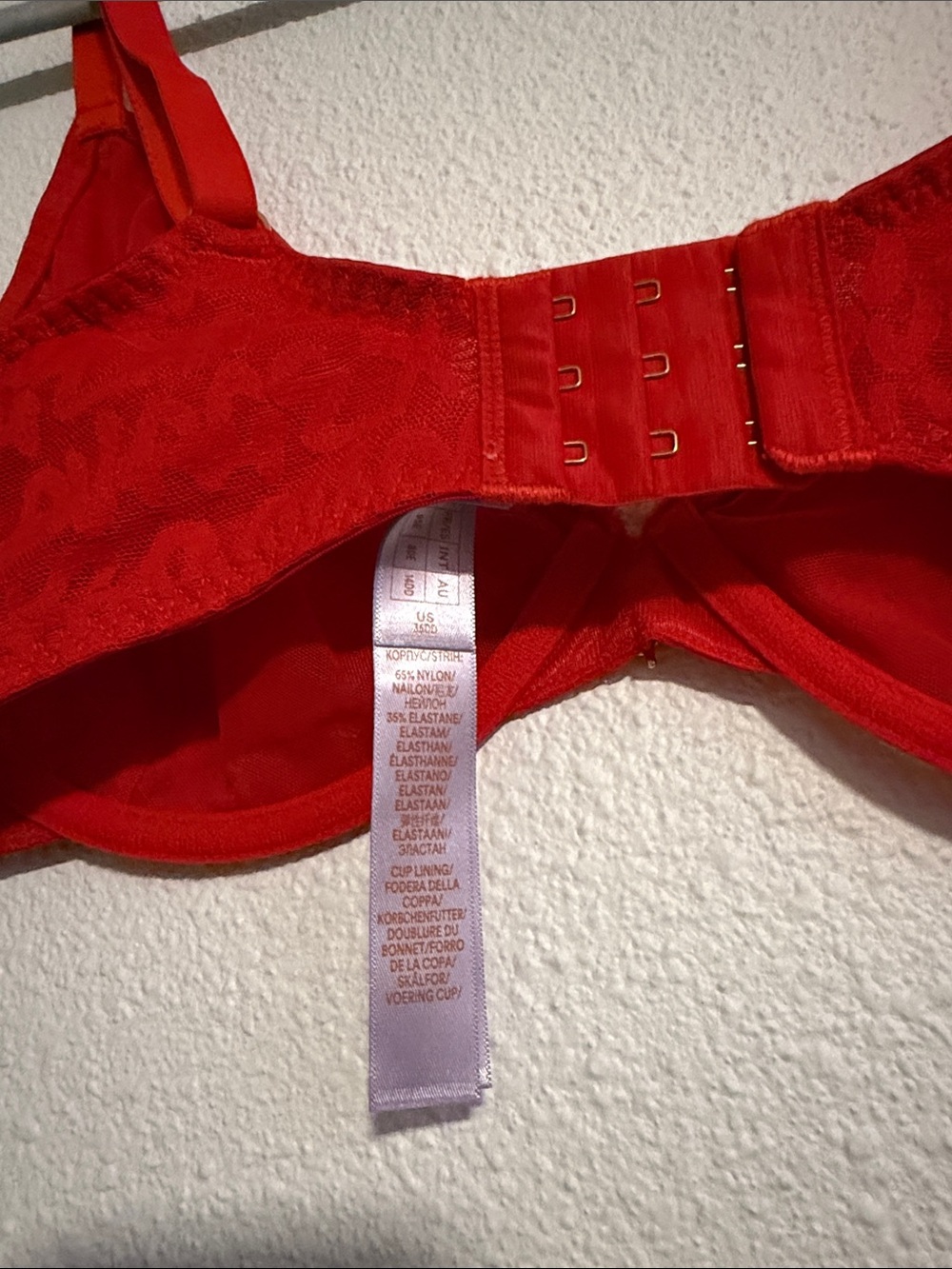 Savage x Fenty Unlined Red Bra - Picture 5 of 6